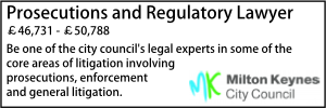 Milton Keynes Prosecutions and Regulatory Lawyer